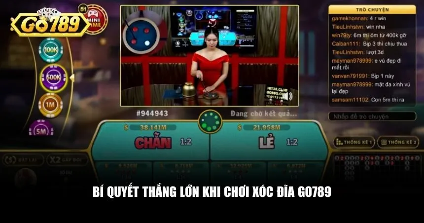 Bí quyết thắng lớn khi chơi xóc đĩa Go789