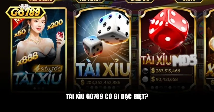 Tài xỉu Go789 luôn đứng top trò chơi được yêu thích nhất