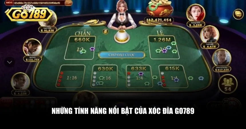 Những tính năng đặc biệt đã khiến xóc đĩa Go789 chinh phục hàng ngàn game thủ